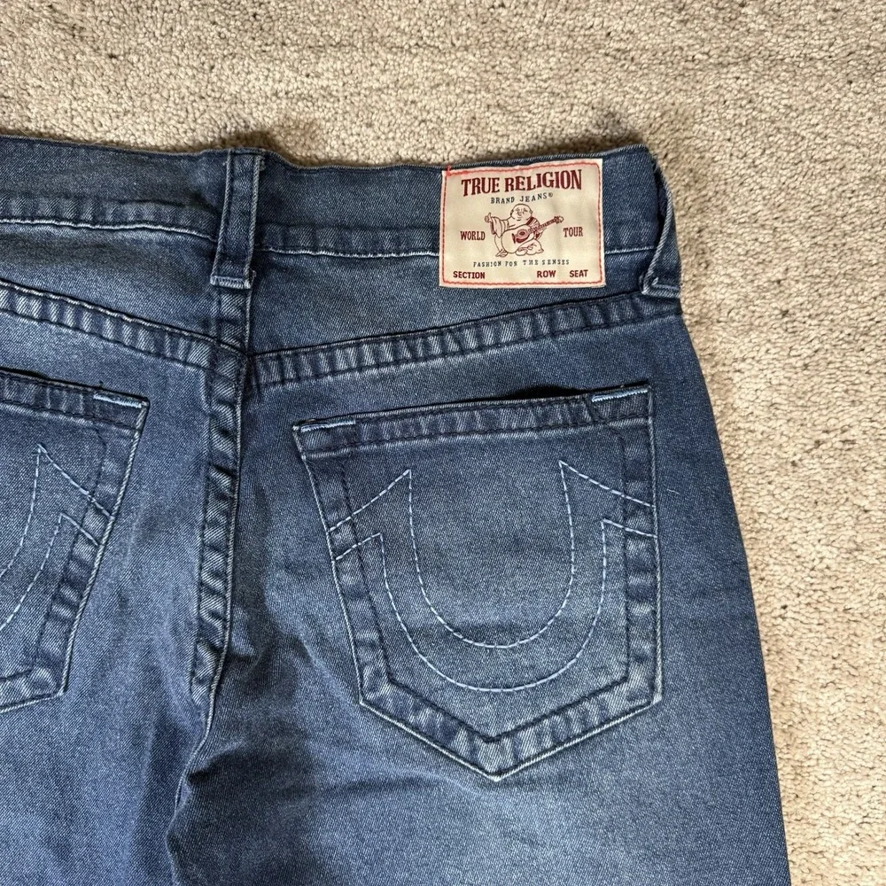 NWT True Religion‎ Men's 32x34 Medium Wash Ricky Relaxed Straight Fit Jeans $199